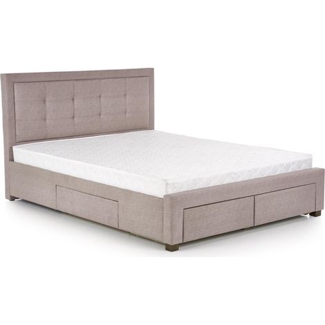 Cama Houston 309 , Doble, 160x200, Tapiz, Somieres, 165x216x111cm