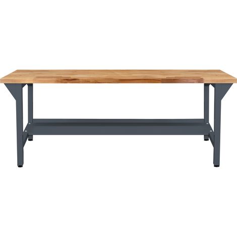 ADB Werkbank Werktisch Grundmodell 2 B2000xT750xH850mm RAL7016 Arbeitstisch (1/5)