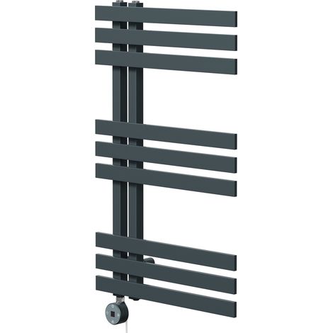Holden Anthracite 800mm x 500mm Designer Digital Thermostatic Electric Heated Towel Rail (1/5)
