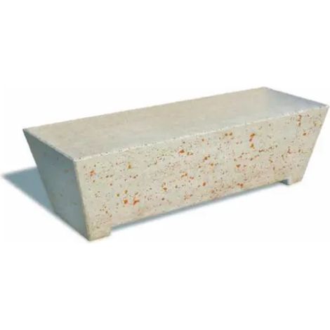 Panca o seduta Hogan finto marmo travertino 150x60x82h Giochipark - Panca Hogan
