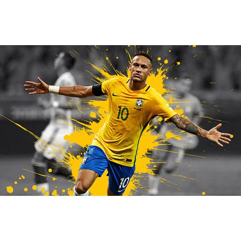 Papier peint panoramique Football - Joueur de Foot - 130 cm x 81 cm (1/2)
