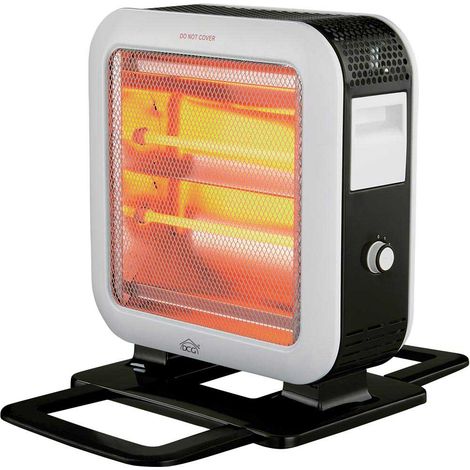 Stufa Elettrica al Quarzo Basso Consumo 1600W Termostato SA9889 DCG ELTRONIC (1/3)