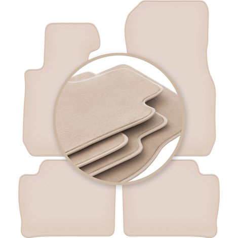 Tappetini PREMIUM beige per: BMW 3 F30 berlina 2011-2018