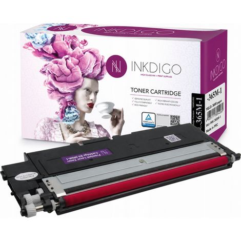 Toner Inkdigo CLT-M406S compatibile con Samsung CLP-360, CLP-365, Xpress, C410W, certificato TÜV. (1/5)