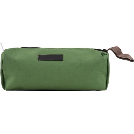 PENGGONG Sac rangements outils toile cirée fermeture éclair poignée porte-outils électrique menuiserie bricolage organisateur vert armée (1/3)
