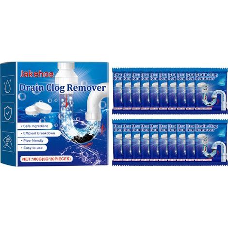 Comprimés effervescents pour le nettoyage des canalisations, des siphons de sol, des tuyaux d'évacuation et des égouts. (1/5)