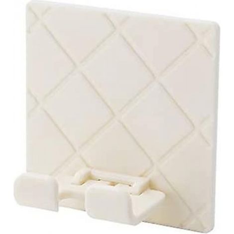 BEBUSINGOTO 2 Stück Steckerdraht-Steckdosenhalter, Haken, Steckerkabel-Organizer für Wohnzimmer, Arbeitszimmer, Küche, Toilette, Waschküche, Büro, Schreibtisch, USB-Stromversorgung (weiß) (1/5)