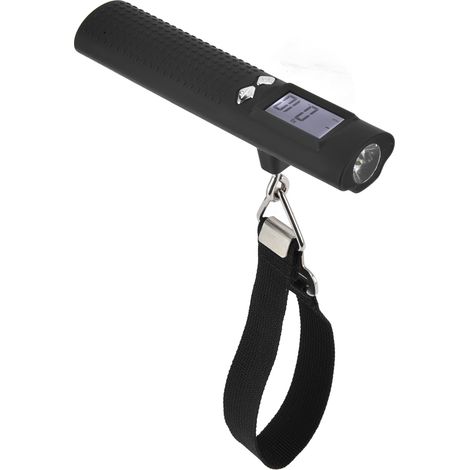 3-in-1 Digitale Gepäckwaage (50 kg/11 lbs) mit Taschenlampen- und Powerbankfunktion, LCD-Display für Reisen (1/5)