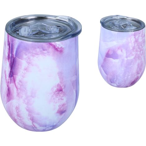 Tazza termica Matero da 500 ml in acciaio inox a doppia parete, ideale per caffè. (1/5)