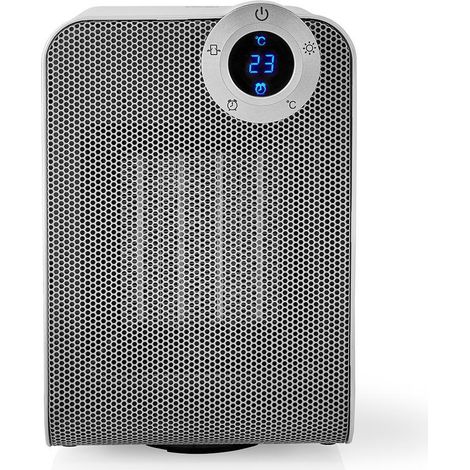 Nedis Radiador de aire caliente Wi-Fi blanco 1800 W compacto