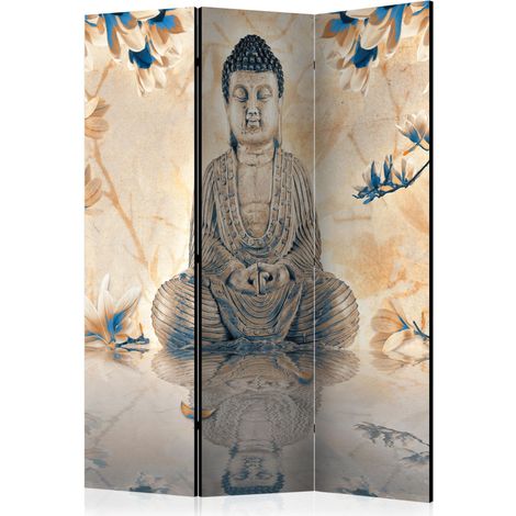 Paravento - Buddha of Prosperity [Room Dividers] - 135x172 (1/4)