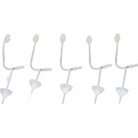 5 pièces tubes amplificateurs sonores pour appareils auditifs, transparence L oreille droite, remplacement tube (1/5)