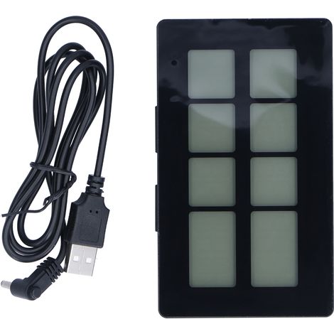 Minuteur numérique de cuisine noir, aimanté, compte à rebours, grand écran LED pour cuisson domestique (1/5)