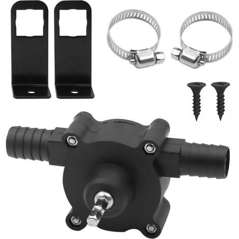 Mini Pompe perceuse Électrique, Pompe Électrique Transfert Fluide pour Essence Huile Diesel et Liquides Portable Auto-Amorçante Pompage Rapide pour Maison Garage Ferme (1/5)