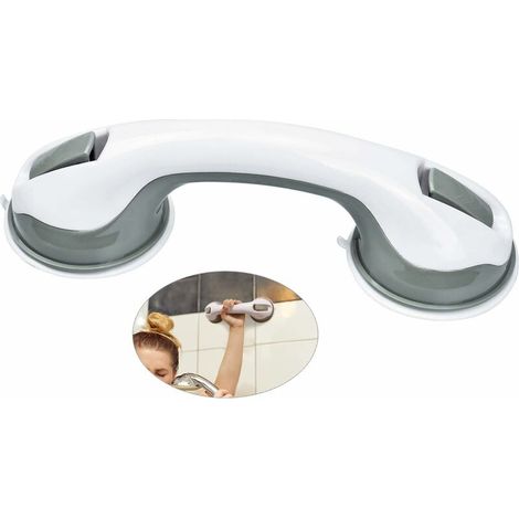 Stück grüner Haltegriff mit Saugnapf, 30 x 9,5 x 8 cm – Sicherheitsgriff für die Badewanne