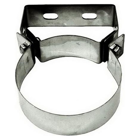 MBM – Collier mural conduit de cheminée DN 140 – Acier inoxydable 316 – Soudage TIG pour résistance à la corrosion – Norme CE EN1856-2