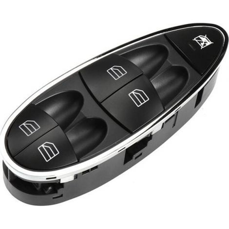 Interruttore alzacristalli elettrico per auto 8210058 per Classe E W211 2003-2008 con finitura cromata (1/5)