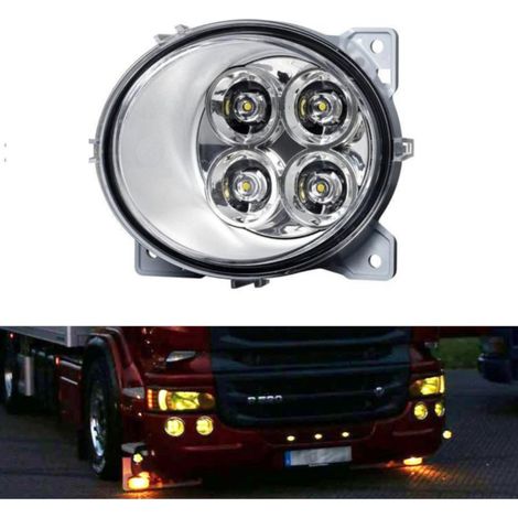 Linker LED‑Dioden‑Halogen‑Scheinwerfer für Scania P/G/R/T ab 2004, gelbes Licht