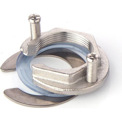 Kit di dadi di fissaggio per rubinetti in acciaio inox per evitare l'allentamento dei rubinetti di cucina e bagno, connettore a dado a foro singolo da 31 mm (1/4)