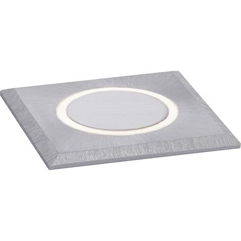Paulmann LED Boden-Einbauleuchte House Outdoor eckig edelstahl warmweiß Einbauleuchte (1/4)