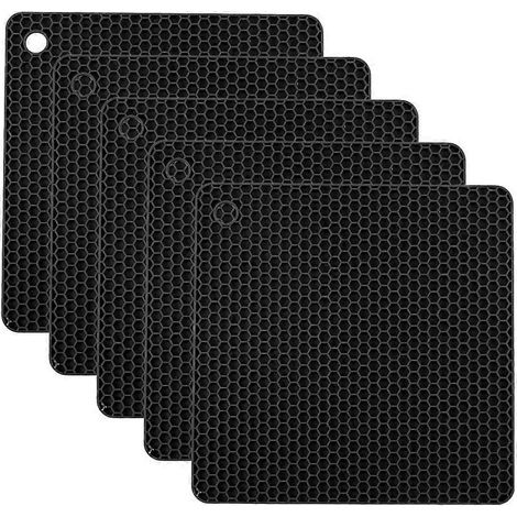 Tapis isolant thermique en silicone résistant à la chaleur pour casseroles, tapis antidérapant multifonctionnel adapté aux casseroles de cuisine (1/5)