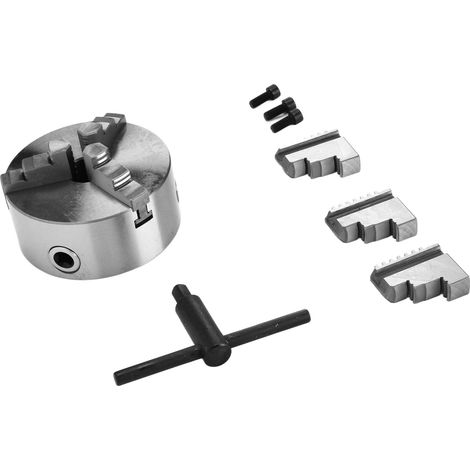 Kit de remplacement d'accessoires pour mandrin de tour à trois mors autocentrants en métal, comprenant une clé K11-125