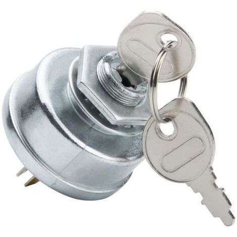 Interrupteur D'allumage Démarreur avec 2 Clé, Démarrage Commande Contacteur Commutateur pour Mtd Tracteur Tondeuse Husqvarna 725-0267A 925-0267 (1/5)