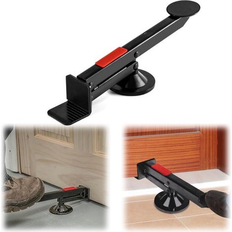 Levier de levage au pied 33 x 5 cm - outil de pose de porte et déplacement de meubles (1/5)