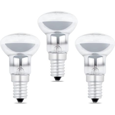 Ampoules à Réflecteur R39 E14 30W Dimmable, Ampoule de Lampe à Lave, 2700K Blanc Chaud, 300LM, AC 230V, SES Petite Vis Edison, Ampoule Chauffante pour Lampe Pailletée, Lampes Fusée, 3 Pack (1/5)