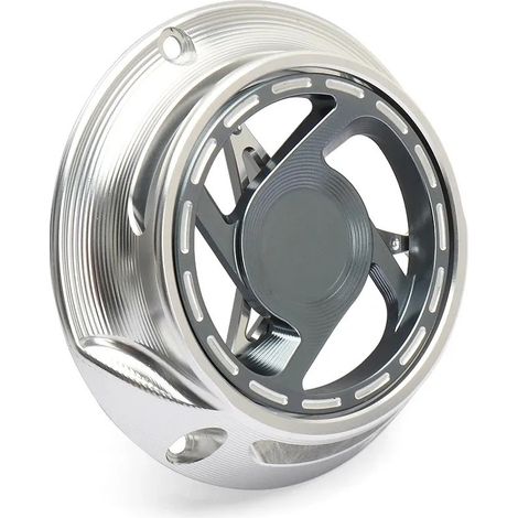 Pièces détachées pour moto Vespa Primavera 125 : Couvercle de ventilateur rotatif de refroidissement du moteur (1/4)