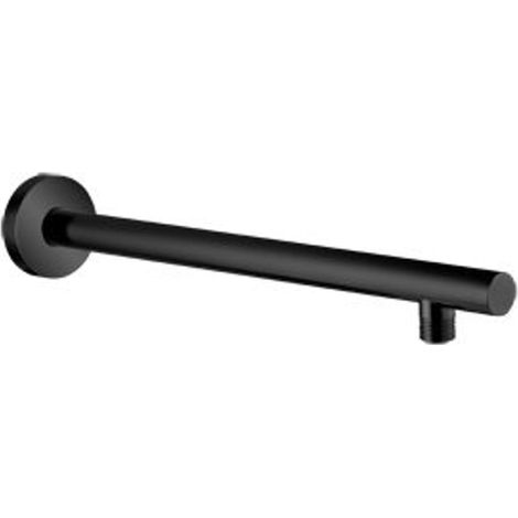 Plieger Napoli bras de douche montage mural v. tête de douche ronde 35cm noir mat