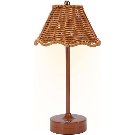 Lampe en Rotin 120 Sans Fil Rechargeable Variateur, Décoration (1/5)