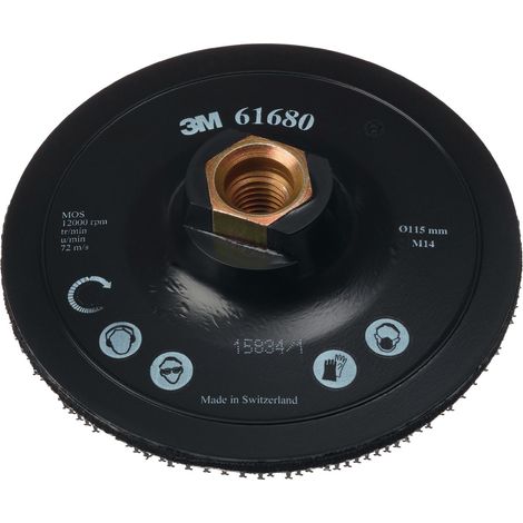 Stützteller Scotch Brite™ DH-AC D.115mm M14 m.Zentrierung 3M (1/2)