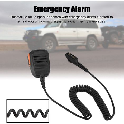 Haut-parleur d'alarme Hytera pour talkie-walkie 5000 cycles, son haute clarté pour urgences et présentations