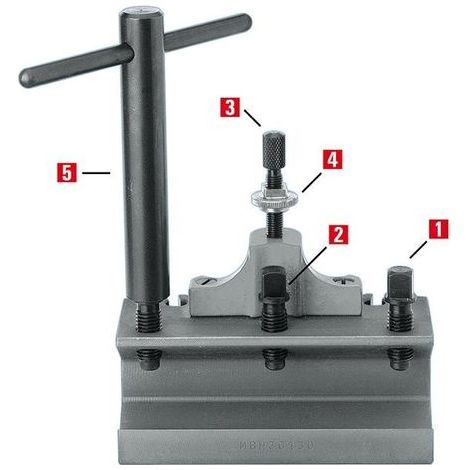 Tornillo quatro panel para soporte de herramienta - fijación rápido M14x1,5 (1/2)