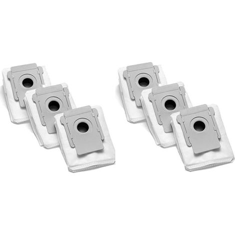 Lot de 6 sacs d’aspirateur – Compatibles avec robots – Jetables – Anti-poussière (1/5)