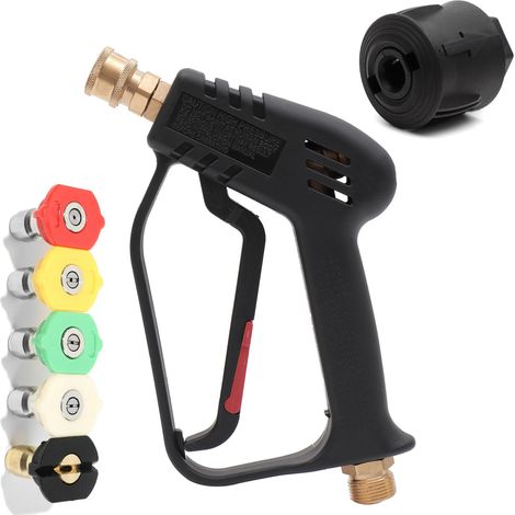 1 Stück 4000 PSI Hochdruckreinigerpistole mit 5 Wasserdüsen, C (1/5)