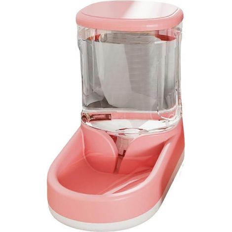 Distributeur automatique de nourriture pour chiens et chats, fontaine à eau, gamelle transparente pour chiens et chats, rangement pour croquettes. (1/5)