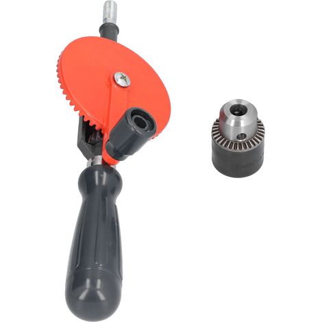 3/8"-Doppelzahnrad-Handkurbelbohrmaschine, Holzbearbeitungsbohrwerkzeug (1/5)