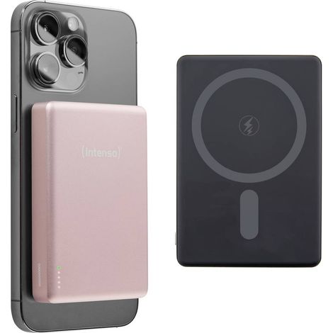 Batterie externe INTENSO Magnetic Wireless, MW 10000, rose (1/3)