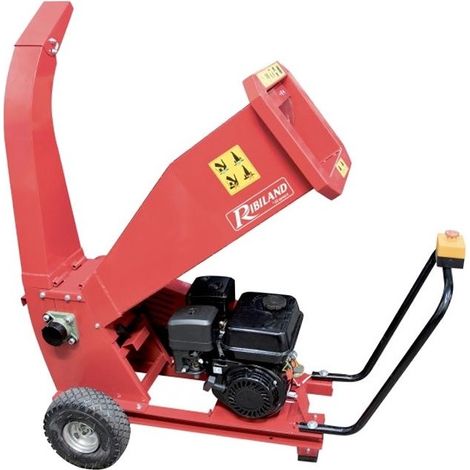 Ribimex – Broyeur de végétaux thermique 389cc – Puissance 8200W – Diamètre de coupe max 100mm – Système de broyage rotor – PRBVB389TH (1/3)