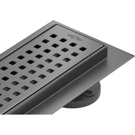Mexen Flat 360° M08 Drehbarer Linienablauf 70 cm, Gun Gray gebürstet - 1E25070-40 (1/5)