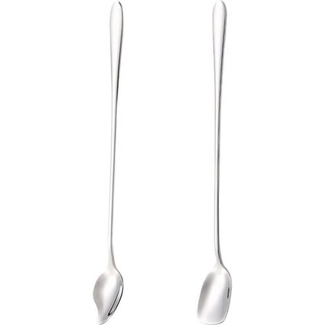 Set mit 2 silbernen Eiskugelportionierern aus Edelstahl 304 (1/5)