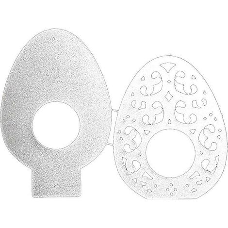 Stanzschablonen für Eierkartons aus Metall zum Basteln, Scrapbooking und Prägen