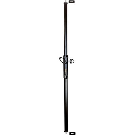 Multireverso TIRARD Mehrpunktschloss für Rollladen und Garagentor - Alu Schwarz - Quadratisch 7 EU-Profil - WG592010Q (1/3)
