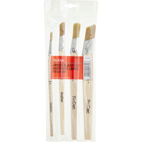 ProDec Synthetic Slant Cut Lining Finch - Set of 4
