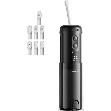 Tragbares Bidet – 250 ml Wassertank, 5 Sprühmodi, wiederaufladbares elektrisches Bidet mit 2000 mAh Akku und 8 austauschbaren Düsen (1/5)