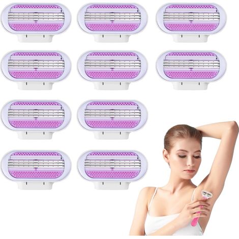 Rasoir Pour Femme Venus ComfortGlide Spa Breeze lot de 12, Rasoir Pour Femme 12 Recharges De Lames, Soin Flexibles Pour Un Rasage En Douceur Conçu Pour Corps Et Poils (Pink)