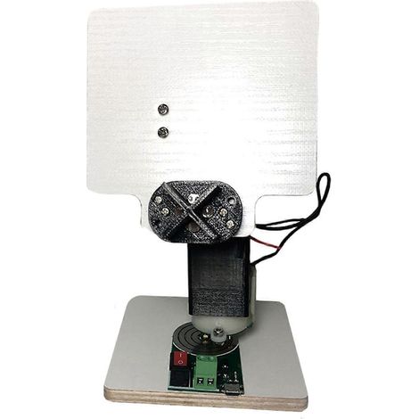 Système de suivi solaire à rotation automatique continue avec tracker solaire à double axe (1/2)