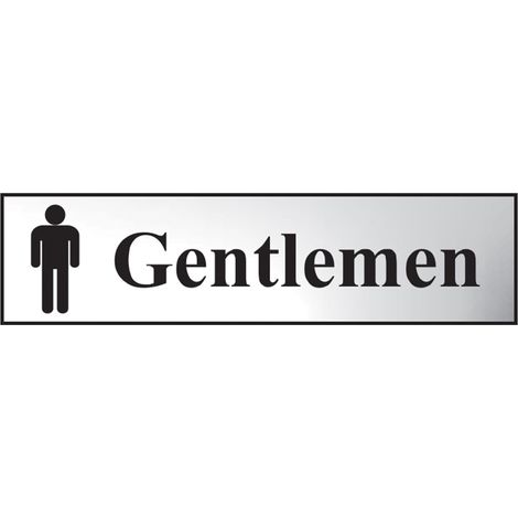 Scan 6003C Gentlemen - Polished Chrome Effect 200 x 50mm SCA6003C (1/2)